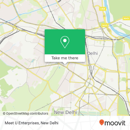 Meet U Enterprises map