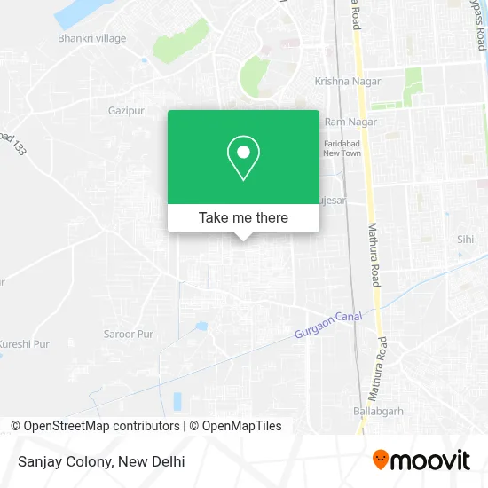 Sanjay Colony map