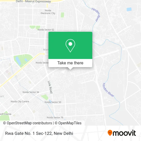 Rwa Gate No. 1 Sec-122 map