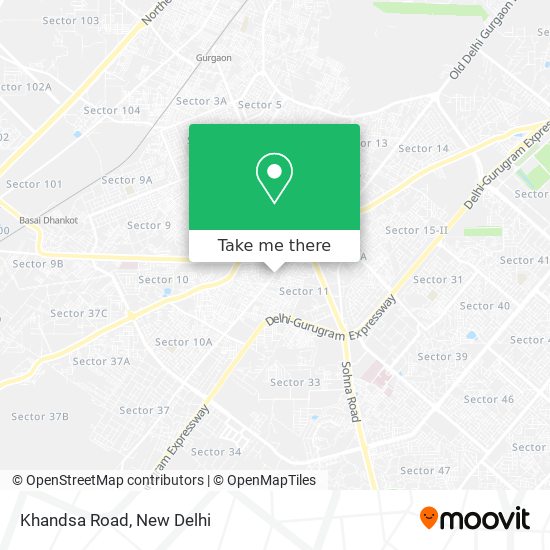 Khandsa Road map