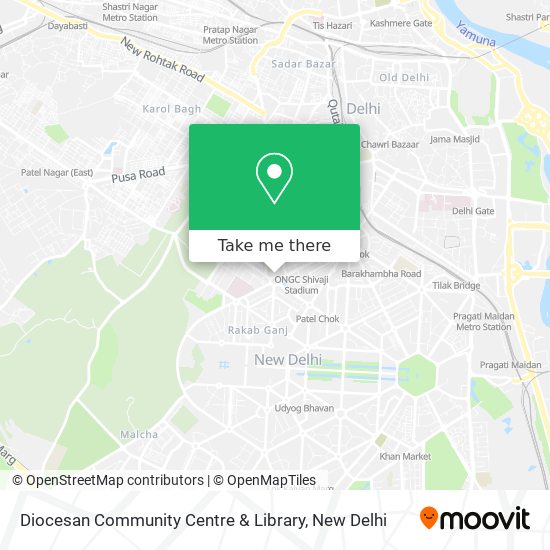 Diocesan Community Centre & Library map