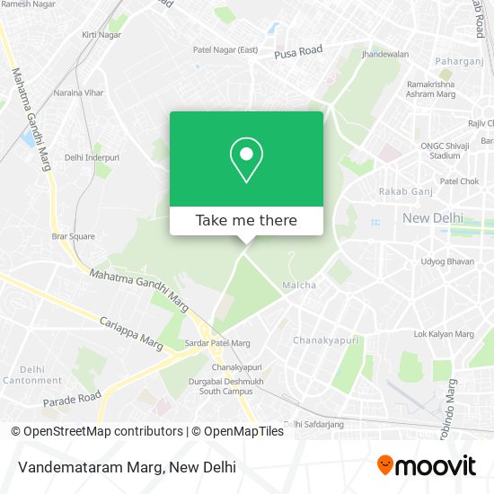 Vandemataram Marg map