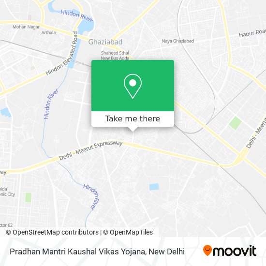 Pradhan Mantri Kaushal Vikas Yojana map