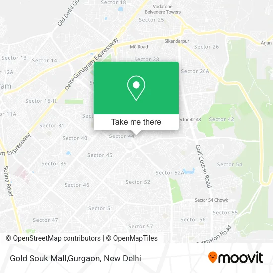 Gold Souk Mall,Gurgaon map