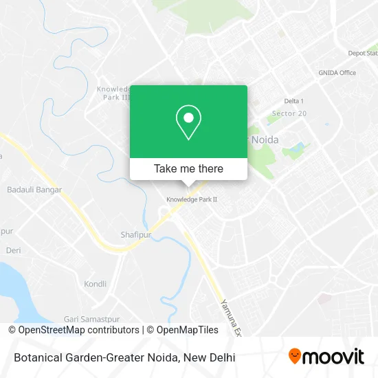 Botanical Garden-Greater Noida map