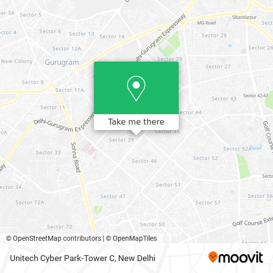 Unitech Cyber Park-Tower C map