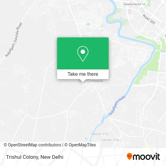 Trishul Colony map