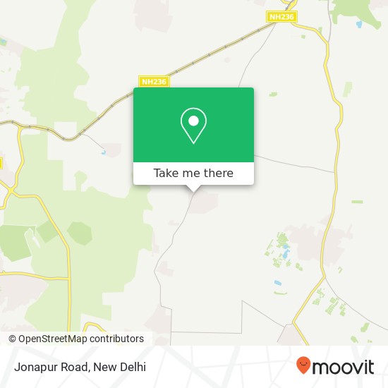 Jonapur Road map