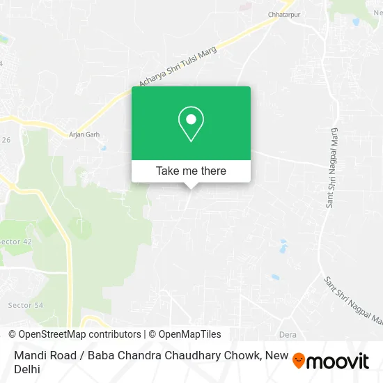 Mandi Road / Baba Chandra Chaudhary Chowk map