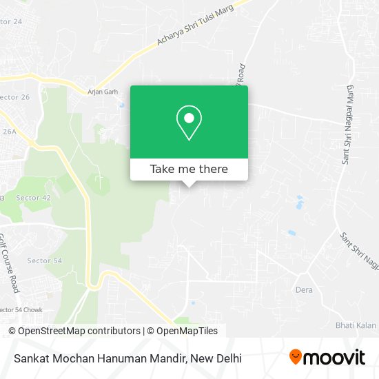 Sankat Mochan Hanuman Mandir map