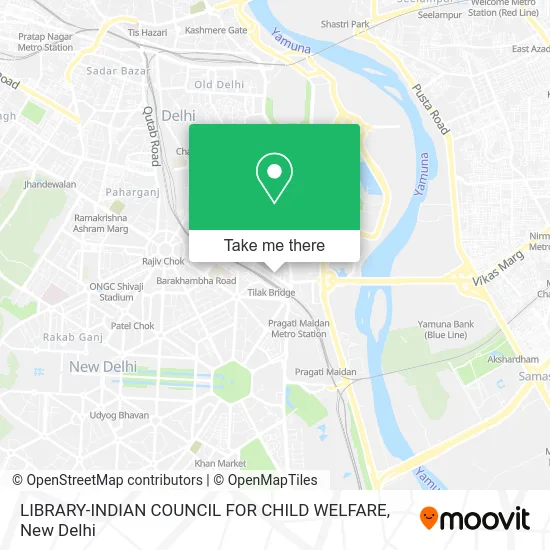LIBRARY-INDIAN COUNCIL FOR CHILD WELFARE map