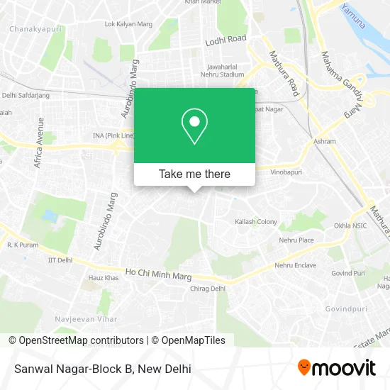 Sanwal Nagar-Block B map