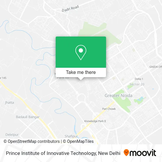 Prince Institute of Innovative Technology map
