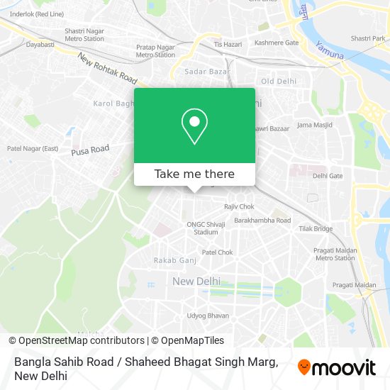 Bangla Sahib Road / Shaheed Bhagat Singh Marg map