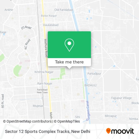 Sector 12 Sports Complex Tracks map