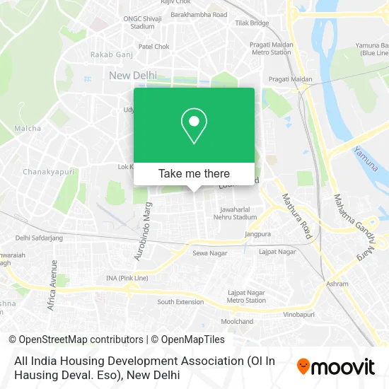 All India Housing Development Association (Ol In Hausing Deval. Eso) map