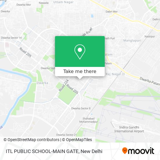 ITL PUBLIC SCHOOL-MAIN GATE map