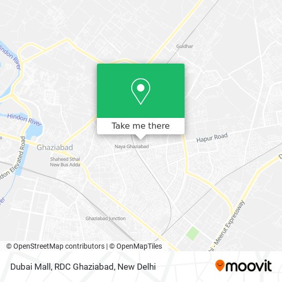 Dubai Mall, RDC Ghaziabad map