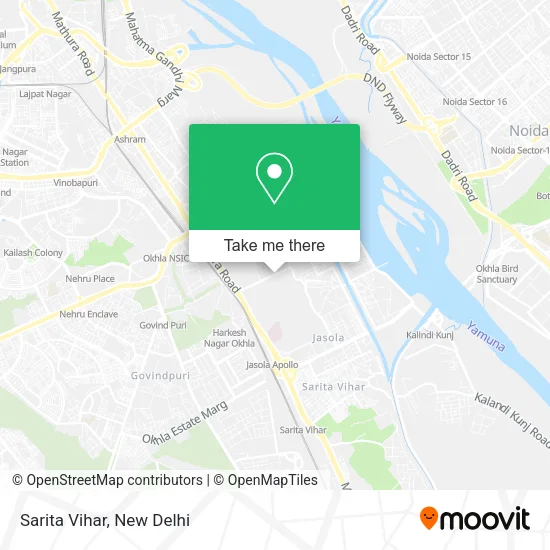 Sarita Vihar map