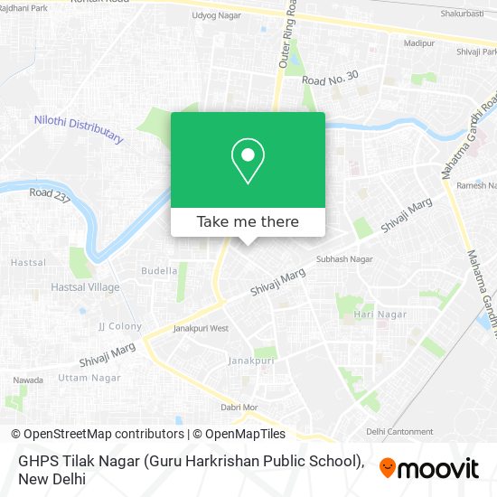 GHPS Tilak Nagar (Guru Harkrishan Public School) map