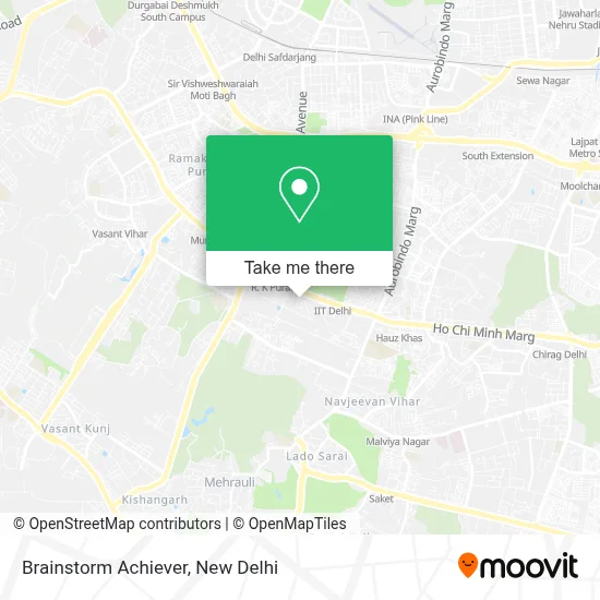 Brainstorm Achiever map