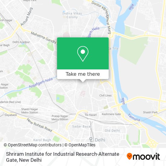 Shriram Institute for Industrial Research-Alternate Gate map