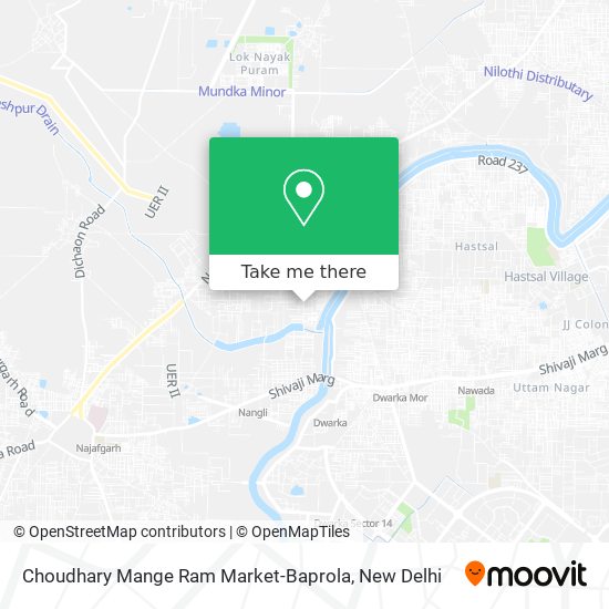 Choudhary Mange Ram Market-Baprola map