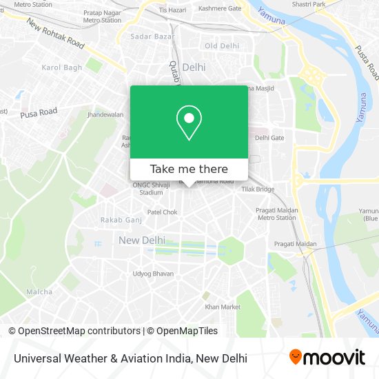 Universal Weather & Aviation India map