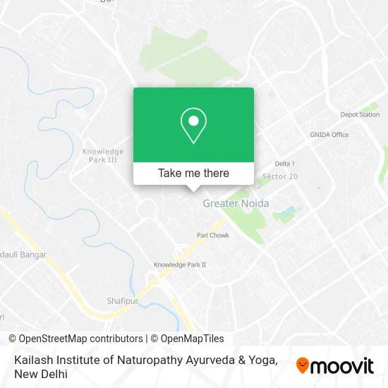 Kailash Institute of Naturopathy Ayurveda & Yoga map