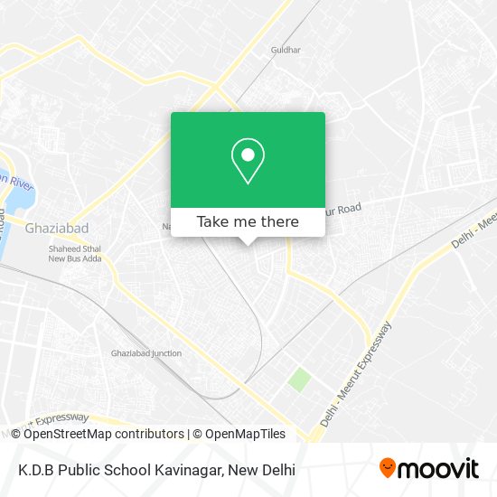 K.D.B Public School Kavinagar map