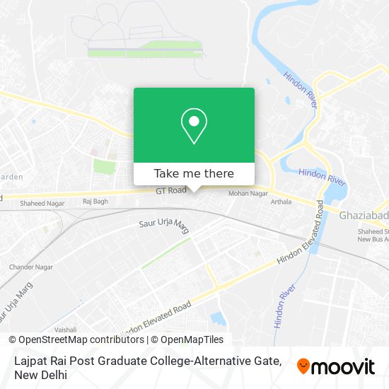 Lajpat Rai Post Graduate College-Alternative Gate map