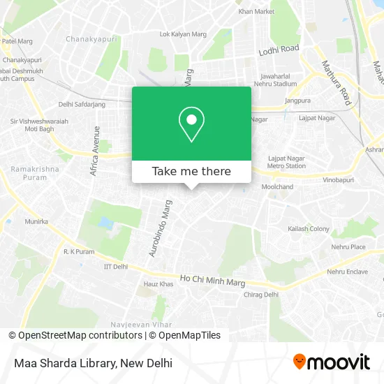 Maa Sharda Library map