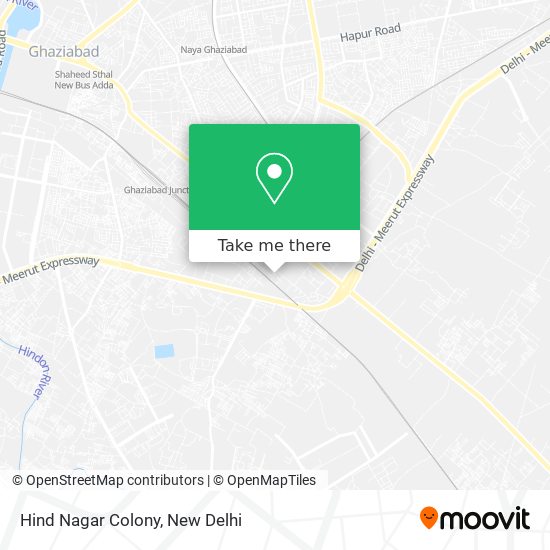 Hind Nagar Colony map