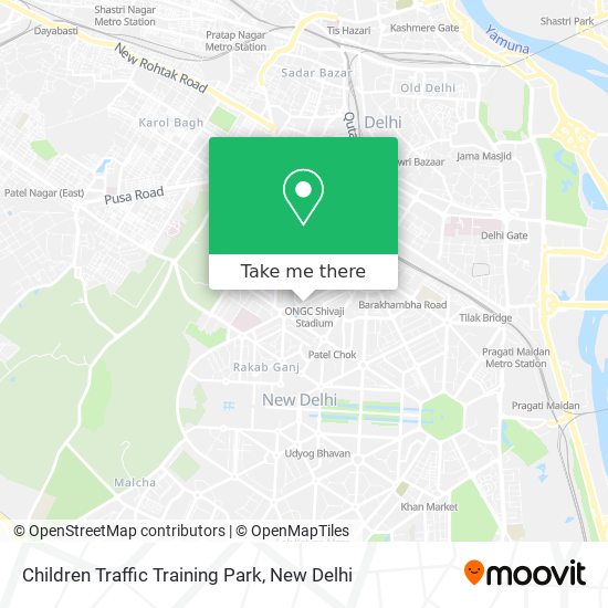 Children Traffic Training Park map