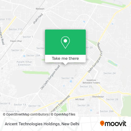 Aricent Technologies Holdings map