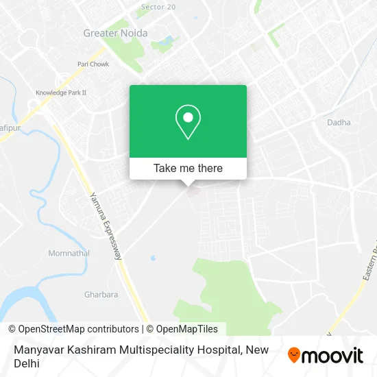 Manyavar Kashiram Multispeciality Hospital map