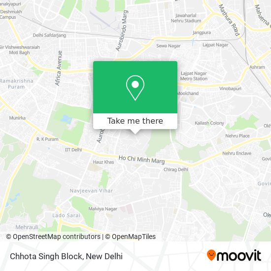 Chhota Singh Block map