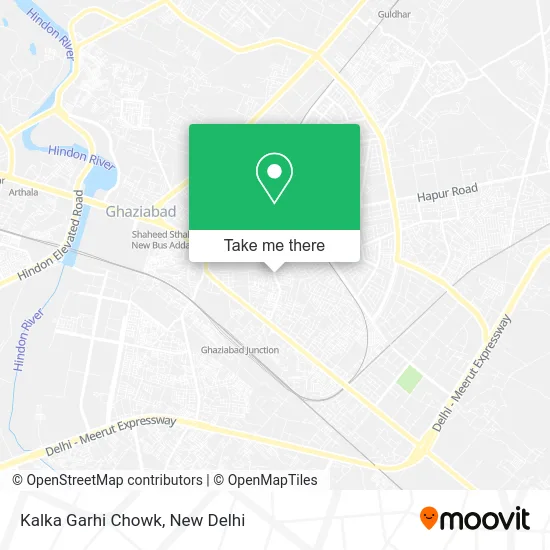 Kalka Garhi Chowk map