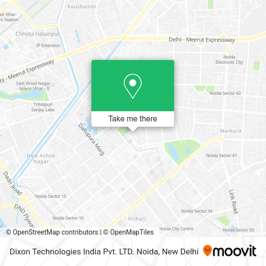 Dixon Technologies India Pvt. LTD. Noida map