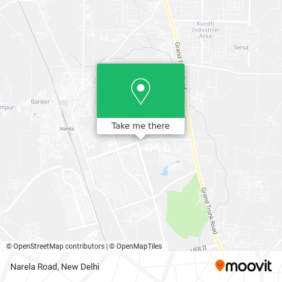 Narela Road map