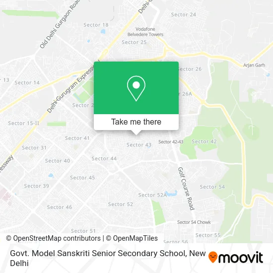 Govt. Model Sanskriti Senior Secondary School map