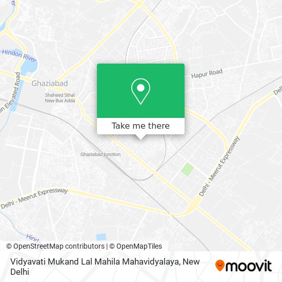 Vidyavati Mukand Lal Mahila Mahavidyalaya map