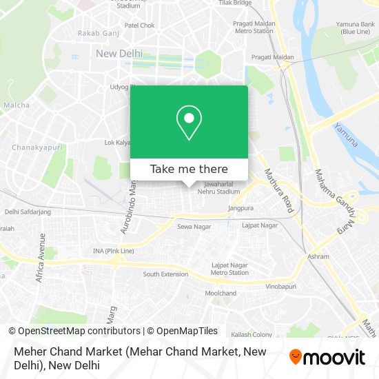 Meher Chand Market (Mehar Chand Market, New Delhi) map