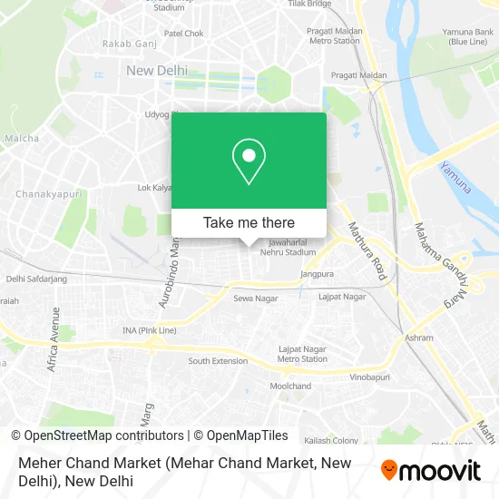 Meher Chand Market (Mehar Chand Market, New Delhi) map