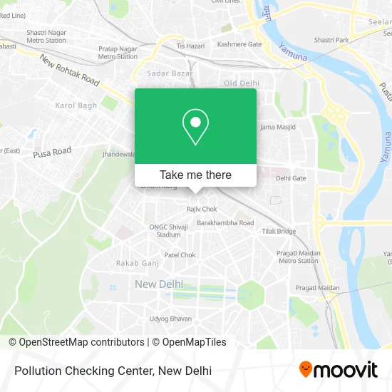 Pollution Checking Center map