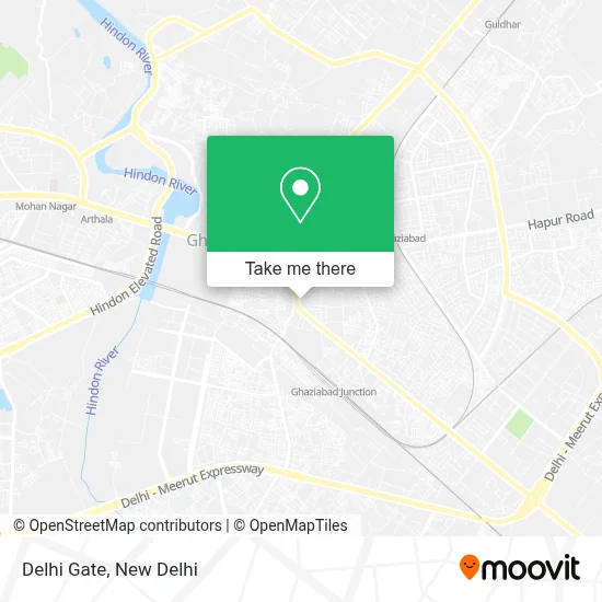Delhi Gate map