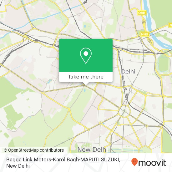 Bagga Link Motors-Karol Bagh-MARUTI SUZUKI map
