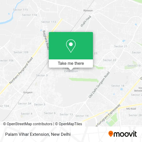 Palam Vihar Extn map