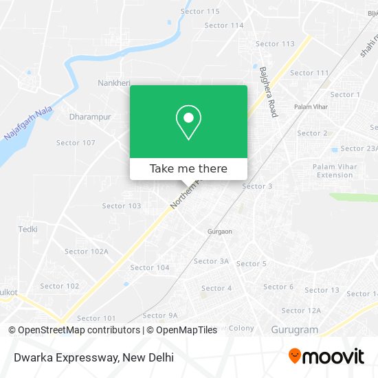 Dwarka Expressway map