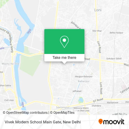Vivek Modern School-Main Gate map